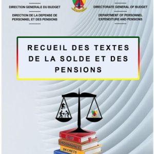 Recueil des textes de la Solde et des Pensions