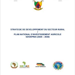 STRATEGIE DE DEVELOPPEMENT DU SECTEUR RURAL/PLAN NATIONAL D’INVESTISSEMENT AGRICOLE SDSR/PNIA (2020 – 2030)